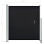 Tenda da Sole Laterale Retrattile 140 x 300 cm Nera
