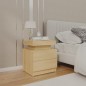 Comodino Rovere Sonoma 45x35x52 cm in Truciolato