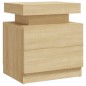 Comodino Rovere Sonoma 45x35x52 cm in Truciolato