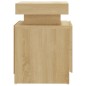 Comodino Rovere Sonoma 45x35x52 cm in Truciolato