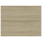 Comodini Rovere Sonoma 2 pz 40x30x30 cm in Truciolato