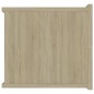 Comodini Rovere Sonoma 2 pz 40x30x30 cm in Truciolato