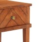 Comodino 40x40x50 cm in Legno Massello di Acacia Comodino 40x40x50 cm in Legno Massello di Acacia