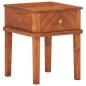 Comodino 40x40x50 cm in Legno Massello di Acacia Comodino 40x40x50 cm in Legno Massello di Acacia