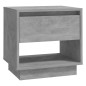 Comodini 2 pz Grigio Cemento 45x34x44 cm in Truciolato Comodini 2 pz Grigio Cemento 45x34x44 cm in Truciolato