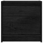 Comodini 2 pz Neri 40x30,5x40 cm in Legno Massello di Pino Comodini 2 pz Neri 40x30,5x40 cm in Legno Massello di Pino