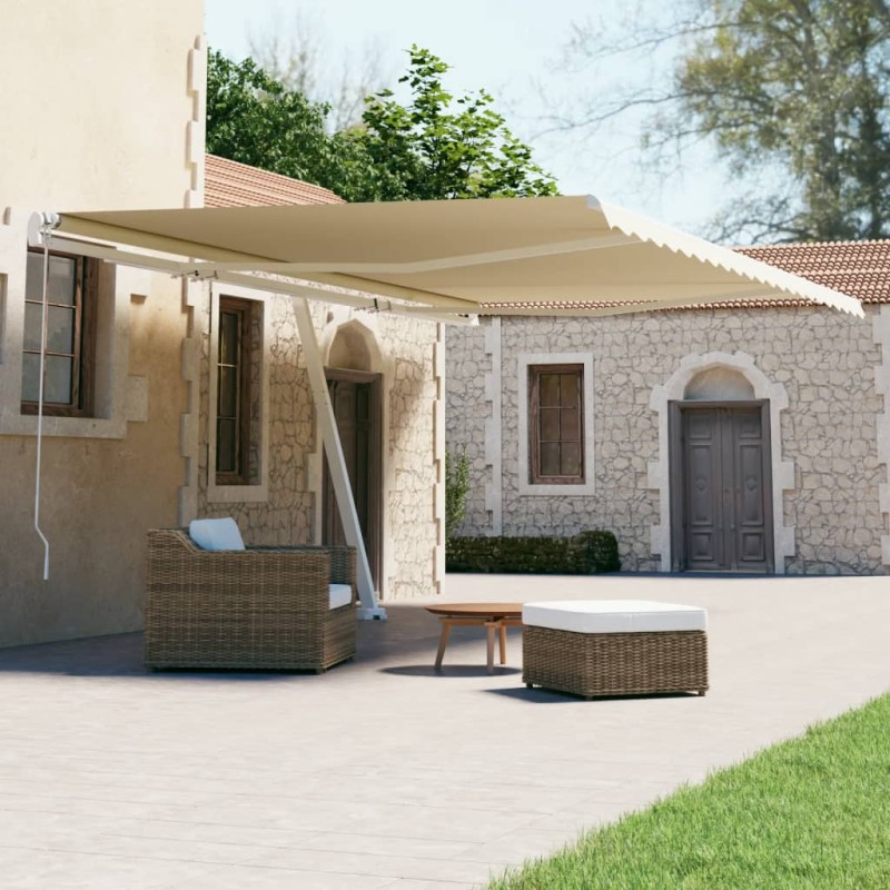 Tenda da Sole Autoportante Automatica 600x300 cm Crema Tenda da Sole Autoportante Automatica 600x300 cm Crema