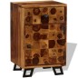 vidaXL Comodino in Legno Massello di Sheesham 37x30x54 cm vidaXL Comodino in Legno Massello di Sheesham 37x30x54 cm