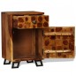 vidaXL Comodino in Legno Massello di Sheesham 37x30x54 cm vidaXL Comodino in Legno Massello di Sheesham 37x30x54 cm