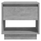Comodino Grigio Cemento 45x34x44 cm in Truciolato Comodino Grigio Cemento 45x34x44 cm in Truciolato