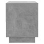 Comodino Grigio Cemento 45x34x44 cm in Truciolato Comodino Grigio Cemento 45x34x44 cm in Truciolato