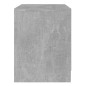 Comodino Grigio Cemento 45x34,5x44,5 cm in Truciolato