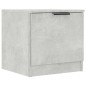 Comodino Grigio Cemento 40x39x40 cm Comodino Grigio Cemento 40x39x40 cm