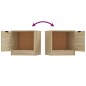 Comodino Rovere Sonoma 40x39x40 cm Comodino Rovere Sonoma 40x39x40 cm