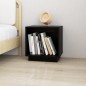Comodino Nero 40x30x40 cm in Legno Massello di Pino Comodino Nero 40x30x40 cm in Legno Massello di Pino