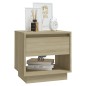 Comodino Rovere Sonoma 45x34x44 cm in Truciolato Comodino Rovere Sonoma 45x34x44 cm in Truciolato