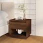 Comodini 2 pz Rovere Marrone 45x34x44 cm in Truciolato Comodini 2 pz Rovere Marrone 45x34x44 cm in Truciolato