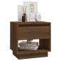 Comodini 2 pz Rovere Marrone 45x34x44 cm in Truciolato Comodini 2 pz Rovere Marrone 45x34x44 cm in Truciolato