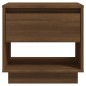 Comodini 2 pz Rovere Marrone 45x34x44 cm in Truciolato Comodini 2 pz Rovere Marrone 45x34x44 cm in Truciolato