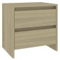 Comodino Rovere Sonoma 45x34,5x44,5 cm in Truciolato Comodino Rovere Sonoma 45x34,5x44,5 cm in Truciolato