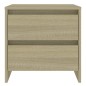 Comodino Rovere Sonoma 45x34,5x44,5 cm in Truciolato Comodino Rovere Sonoma 45x34,5x44,5 cm in Truciolato