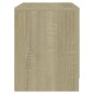 Comodino Rovere Sonoma 45x34,5x44,5 cm in Truciolato Comodino Rovere Sonoma 45x34,5x44,5 cm in Truciolato