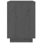 Comodino Grigio 40x35x50 cm in Legno Massello di Pino Comodino Grigio 40x35x50 cm in Legno Massello di Pino