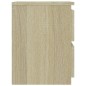 Comodini Rovere Sonoma 2 pz 30x30x40 cm in Truciolato Comodini Rovere Sonoma 2 pz 30x30x40 cm in Truciolato