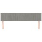 Testiera 2 pz Grigio Chiaro 90x5x78/88 cm in Velluto