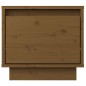 Comodini 2 pz Miele 35x34x32 cm in Legno Massello di Pino Comodini 2 pz Miele 35x34x32 cm in Legno Massello di Pino