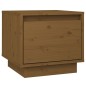 Comodini 2 pz Miele 35x34x32 cm in Legno Massello di Pino Comodini 2 pz Miele 35x34x32 cm in Legno Massello di Pino