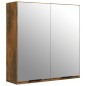 Armadietto a Specchio da Bagno Rovere Fumo 64x20x67 cm Armadietto a Specchio da Bagno Rovere Fumo 64x20x67 cm
