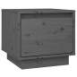 vidaXL Comodini 2 pz Grigi 35x34x32 cm in Legno Massello di Pino vidaXL Comodini 2 pz Grigi 35x34x32 cm in Legno Massello di Pino
