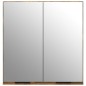Armadietto a Specchio da Bagno Rovere Fumo 64x20x67 cm Armadietto a Specchio da Bagno Rovere Fumo 64x20x67 cm