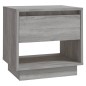 Comodini 2 pz Grigio Sonoma 45x34x44 cm in Truciolato