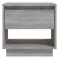 Comodini 2 pz Grigio Sonoma 45x34x44 cm in Truciolato
