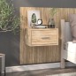 Comodini a Muro 2 pz Rovere Sonoma Comodini a Muro 2 pz Rovere Sonoma