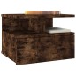 Comodini Pensili Rovere Fumo 2pz 40x31x27 cm Legno Multistrato Comodini Pensili Rovere Fumo 2pz 40x31x27 cm Legno Multistrato
