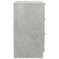 vidaXL Comodino Grigio Cemento 40x36x65 cm vidaXL Comodino Grigio Cemento 40x36x65 cm