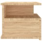 Comodini Pensili 2 pz Rovere Sonoma 40x31x27 cm Truciolato Comodini Pensili 2 pz Rovere Sonoma 40x31x27 cm Truciolato