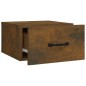 Comodino a Muro Rovere Fumo 35x35x20 cm Comodino a Muro Rovere Fumo 35x35x20 cm
