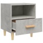 Comodino Grigio Cemento 40x35x47 cm Comodino Grigio Cemento 40x35x47 cm