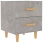 Comodino Grigio Cemento 40x35x47,5 cm Comodino Grigio Cemento 40x35x47,5 cm