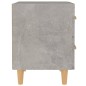 Comodino Grigio Cemento 40x35x47,5 cm Comodino Grigio Cemento 40x35x47,5 cm