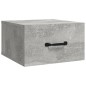 Comodino a Muro Grigio Cemento 35x35x20 cm Comodino a Muro Grigio Cemento 35x35x20 cm