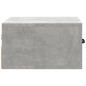 Comodino a Muro Grigio Cemento 35x35x20 cm Comodino a Muro Grigio Cemento 35x35x20 cm