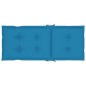 Sedie da Giardino 2 pz con Cuscini Blu in Massello di Teak Sedie da Giardino 2 pz con Cuscini Blu in Massello di Teak