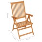 Sedie da Giardino 2 pz con Cuscini Blu in Massello di Teak Sedie da Giardino 2 pz con Cuscini Blu in Massello di Teak