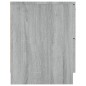 Comodini 2pz Grigio Sonoma in Legno Multistrato