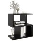 vidaXL Comodino Nero 50x30x51,5 cm in Legno Multistrato vidaXL Comodino Nero 50x30x51,5 cm in Legno Multistrato